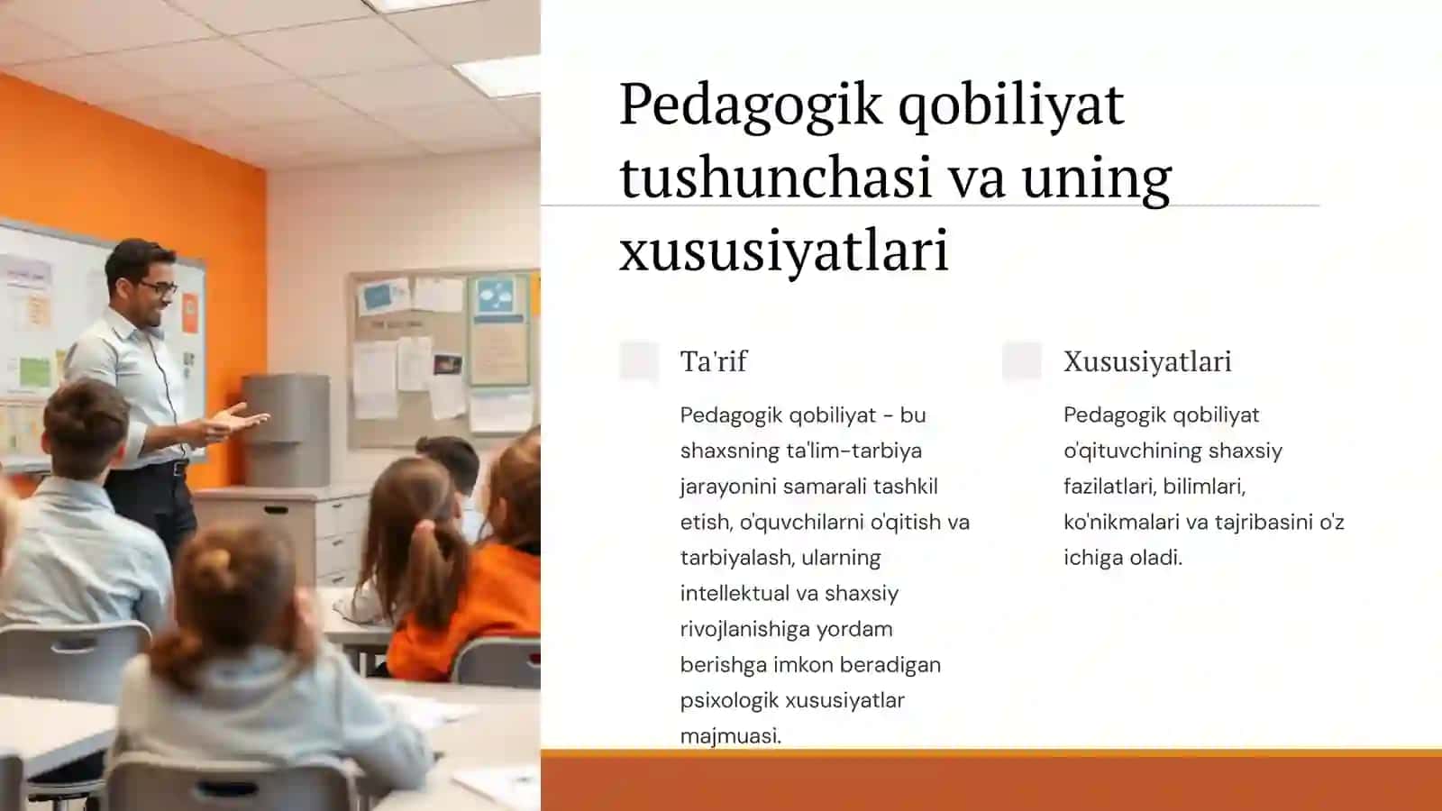 Qobiliyat va Pedagogik Qobiliyat 3