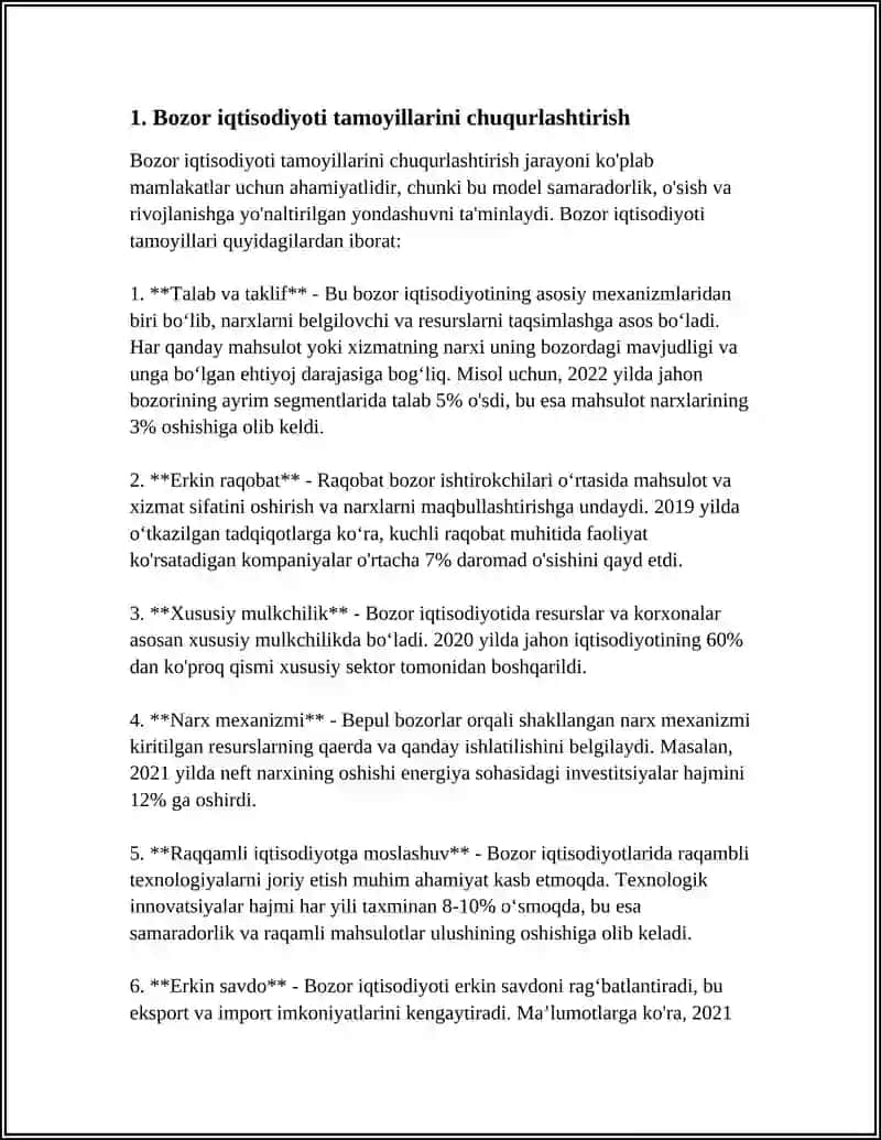 O‘ZBEKISTON IQSODIYOTINI YANADA ERKINLASHTIRISH VA MODERNIZATSIYALASH VAZIFALARI 3