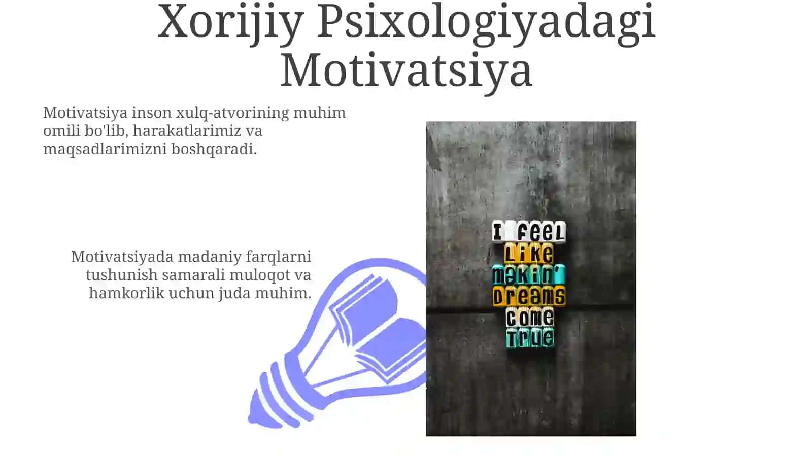 Xorijiy Psixologiyadagi Motivatsiya 3