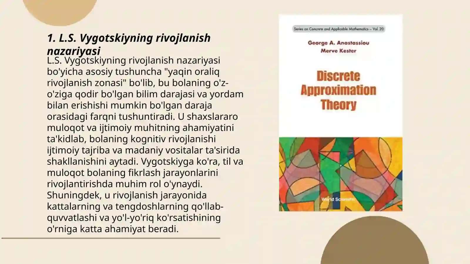 Rivojlanishning sotsiogenetik nazariyasi (L.S. Vygotskiy va A. Bandura bo‘yicha) 3