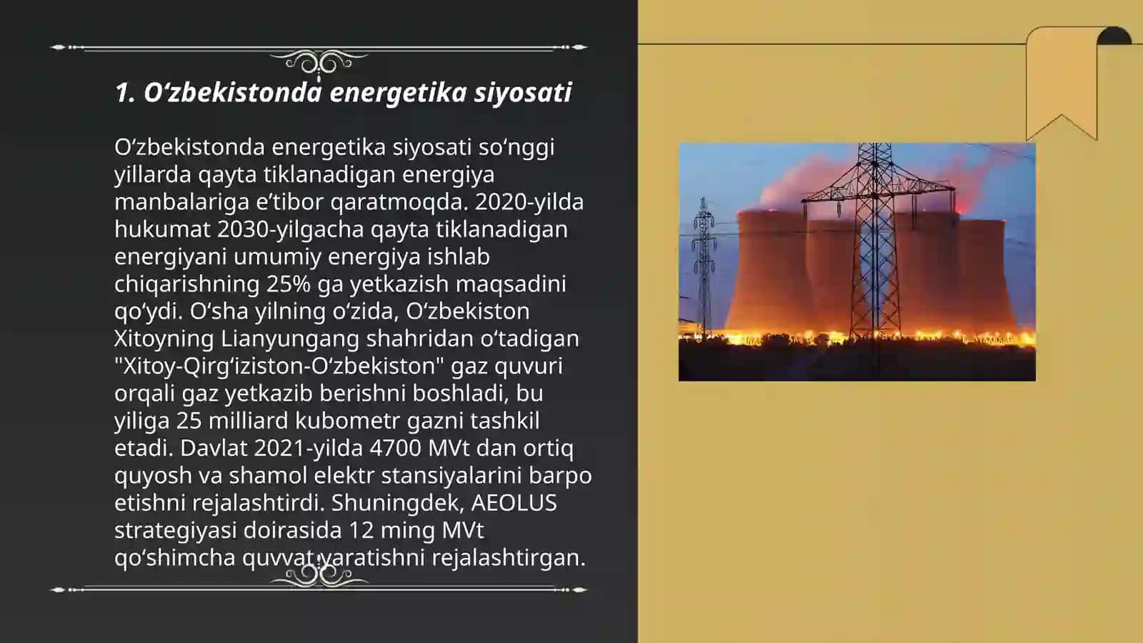 Oʻzbekistonda energetikaning oʻrni 3