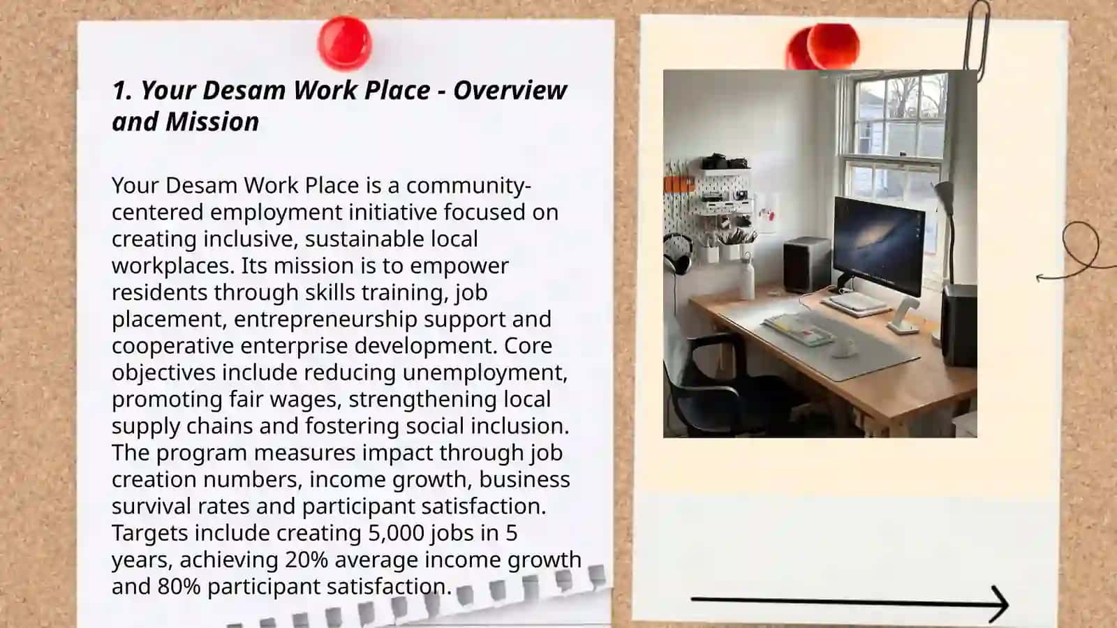 Your Desam Work Place - Overview and Mission 3