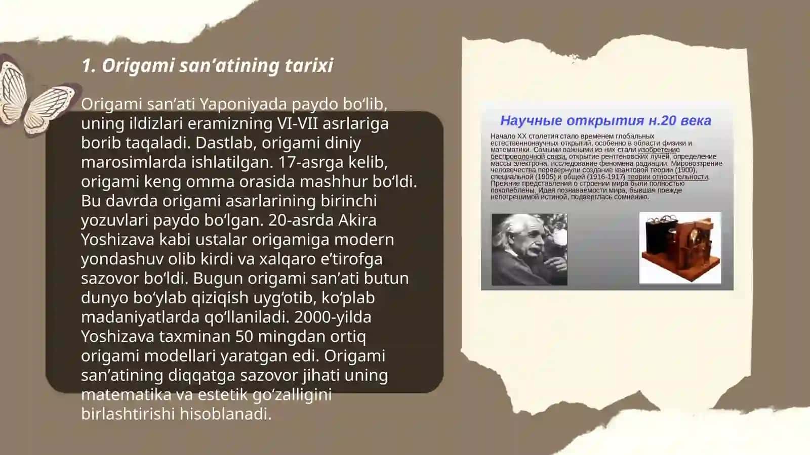 Origami sa'natining rivojlanish tarixi. Origami usulida o'yinchoq yasash.  Yumshoq o'yinchoqlar to'qish texnalogiyasiva bu usulni o'rganishning ahamiyati. 3