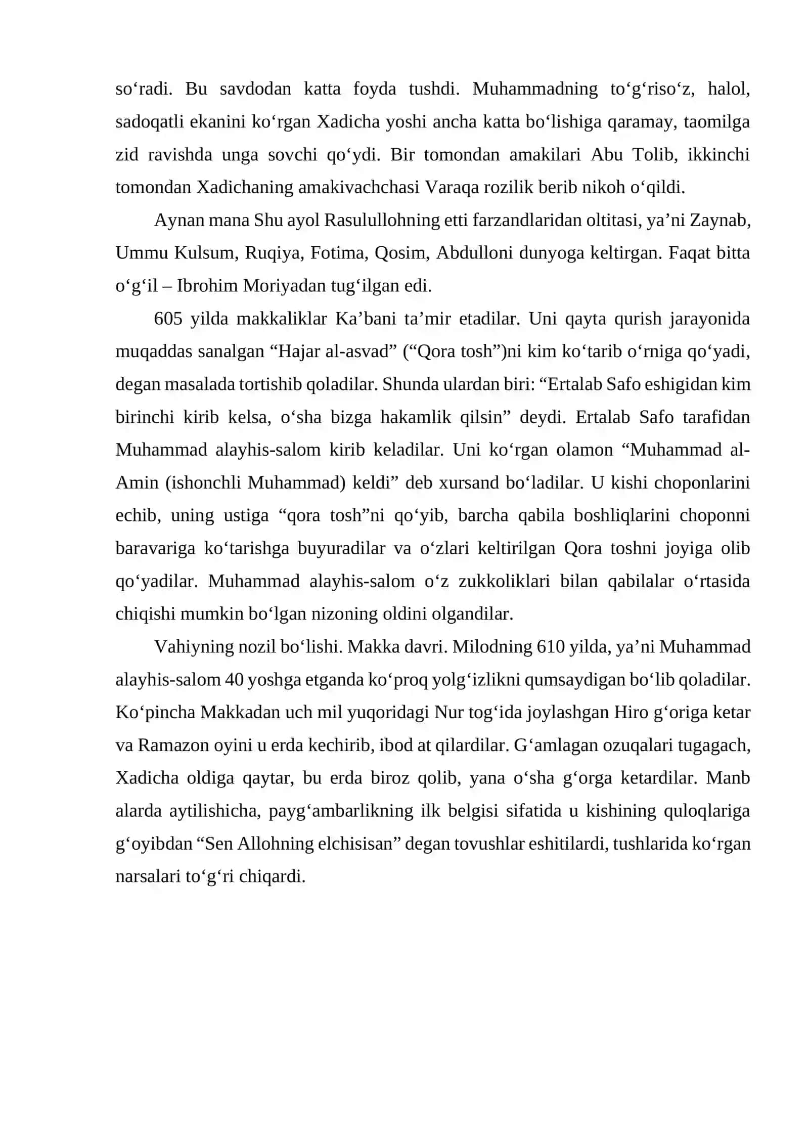 ISLOM DINI TARIXI VA MOHIYATI 3