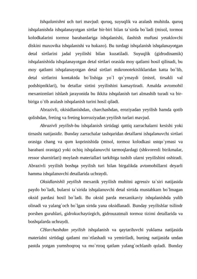 AVTOMOBILLARNING TEXNIK HOLATINI EKSPLUATATSIYA JARAYONIDA O‘ZGARISHI 3
