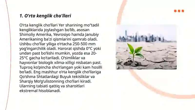 Quruqlik biomlarining zonal tiplari 3