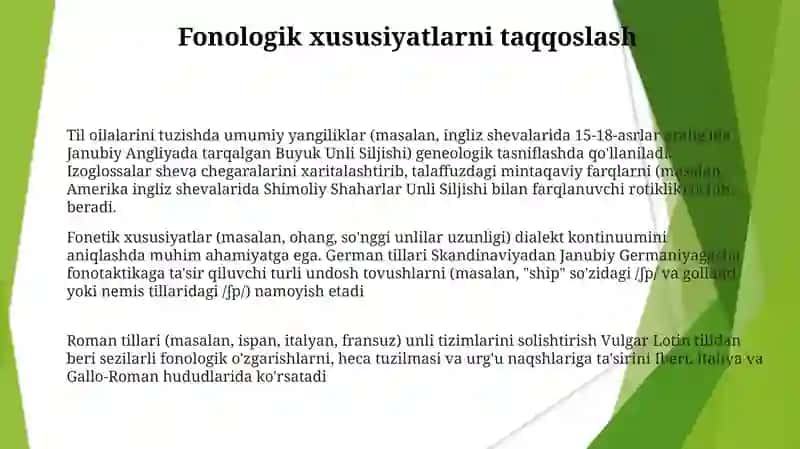 Tillarning geneologik tasnifi 3