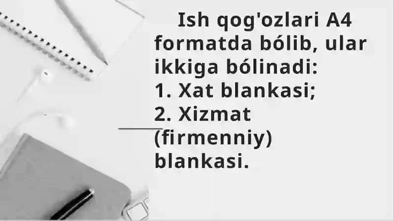 Ish qog'ozlari 3