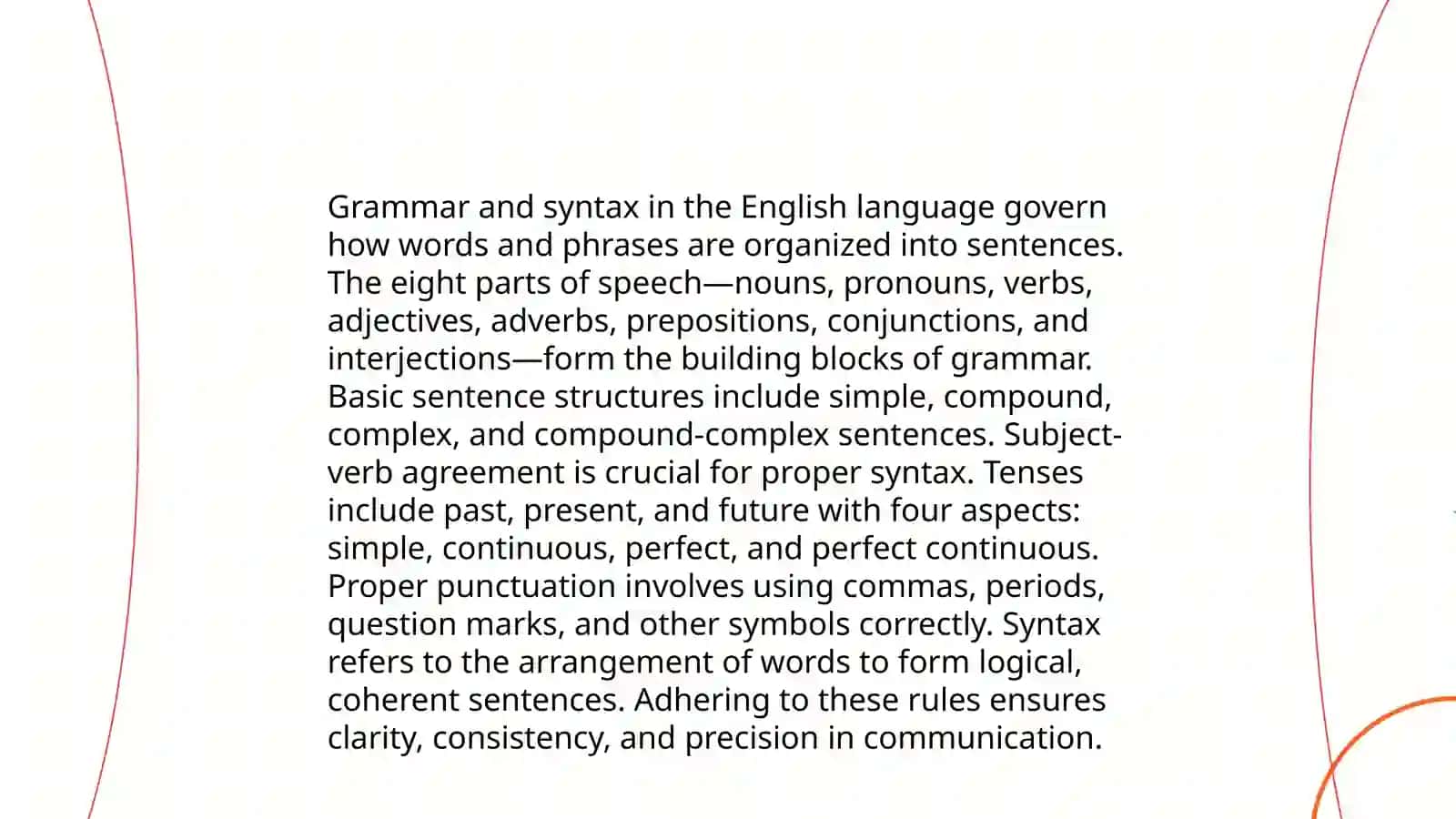 Formal and written English 3