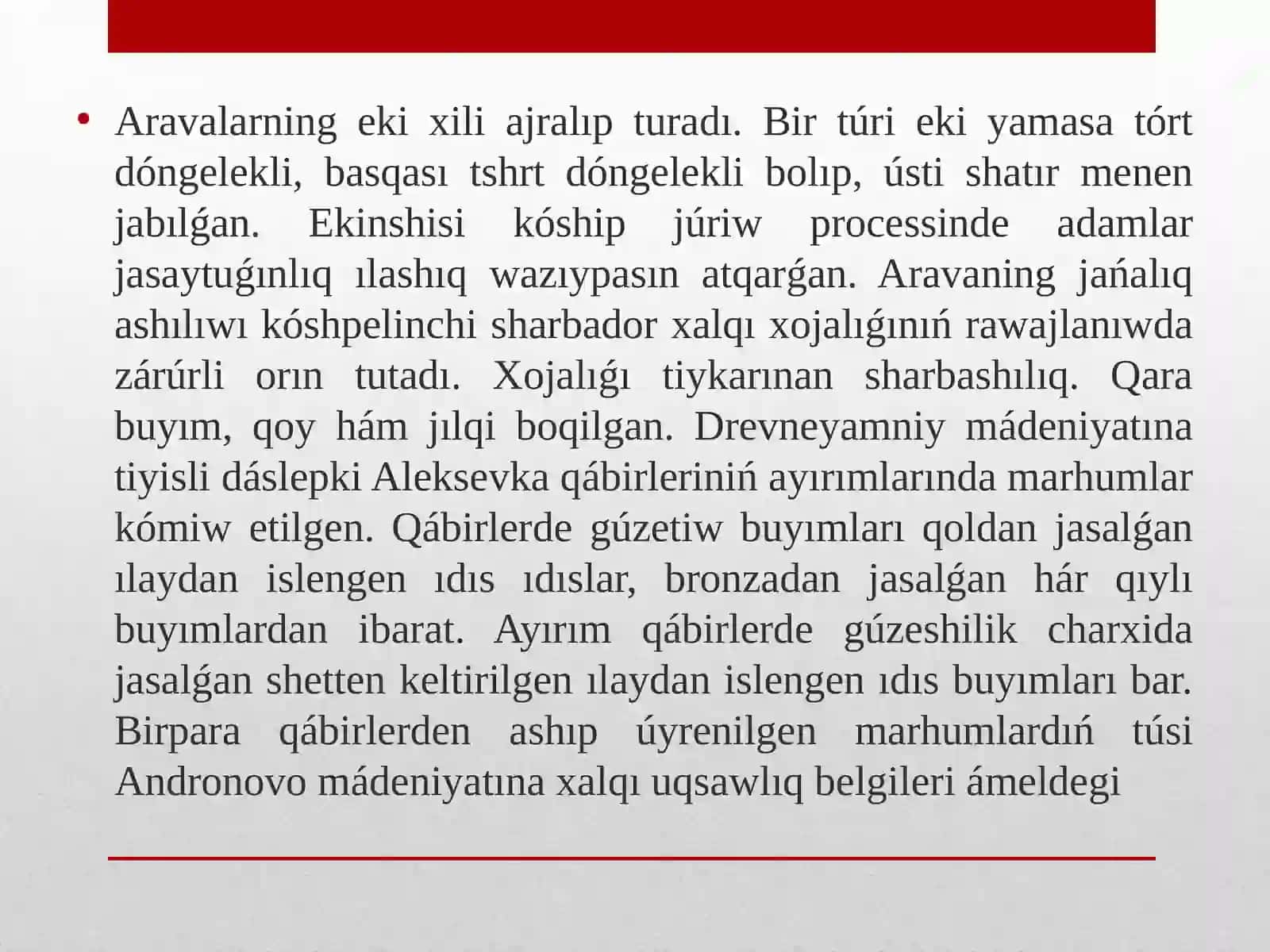 Tema Evropanıń eneolit-bronza dáwiri arxeologiyası (4 saat) 3
