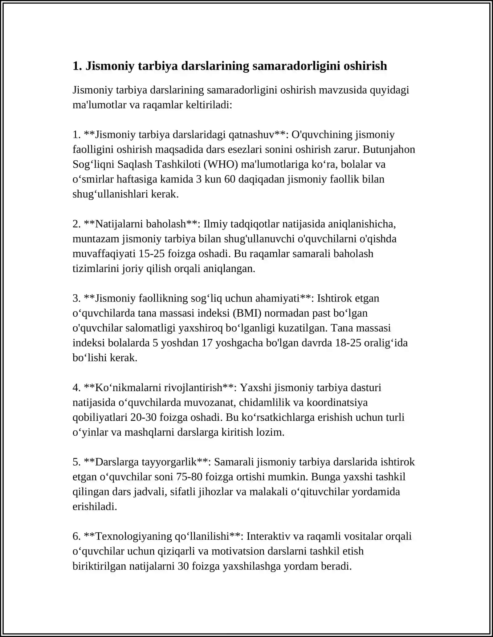 OʻQUVCHILARING JISMONIY VA ESTETIK TARBIYASI.TA'LIM MUASASASI MENEJMENTI 3