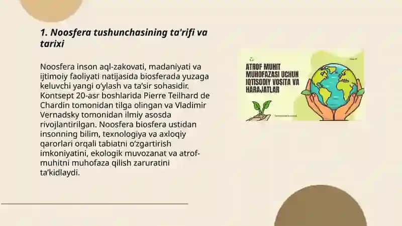 Noosfera tushunchasi va atrof muhit muhofazasi 3