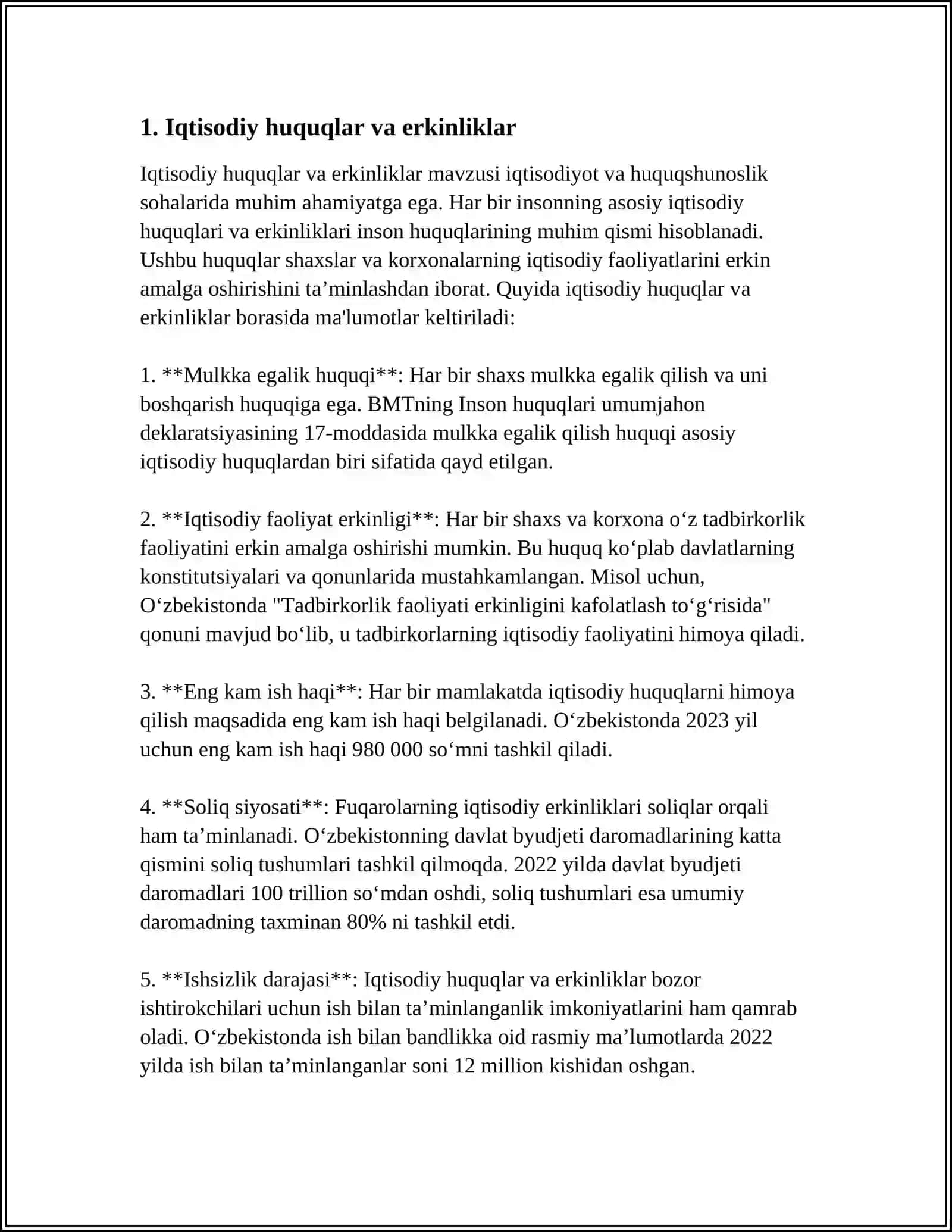 IQTISODIY,IJTIMOIY,MADANIY VA EKOLOGIK HUQUQLAR 3
