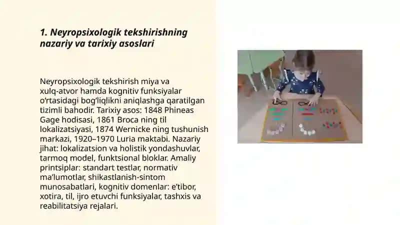 Neyropsixologik tekshirish usullari 3