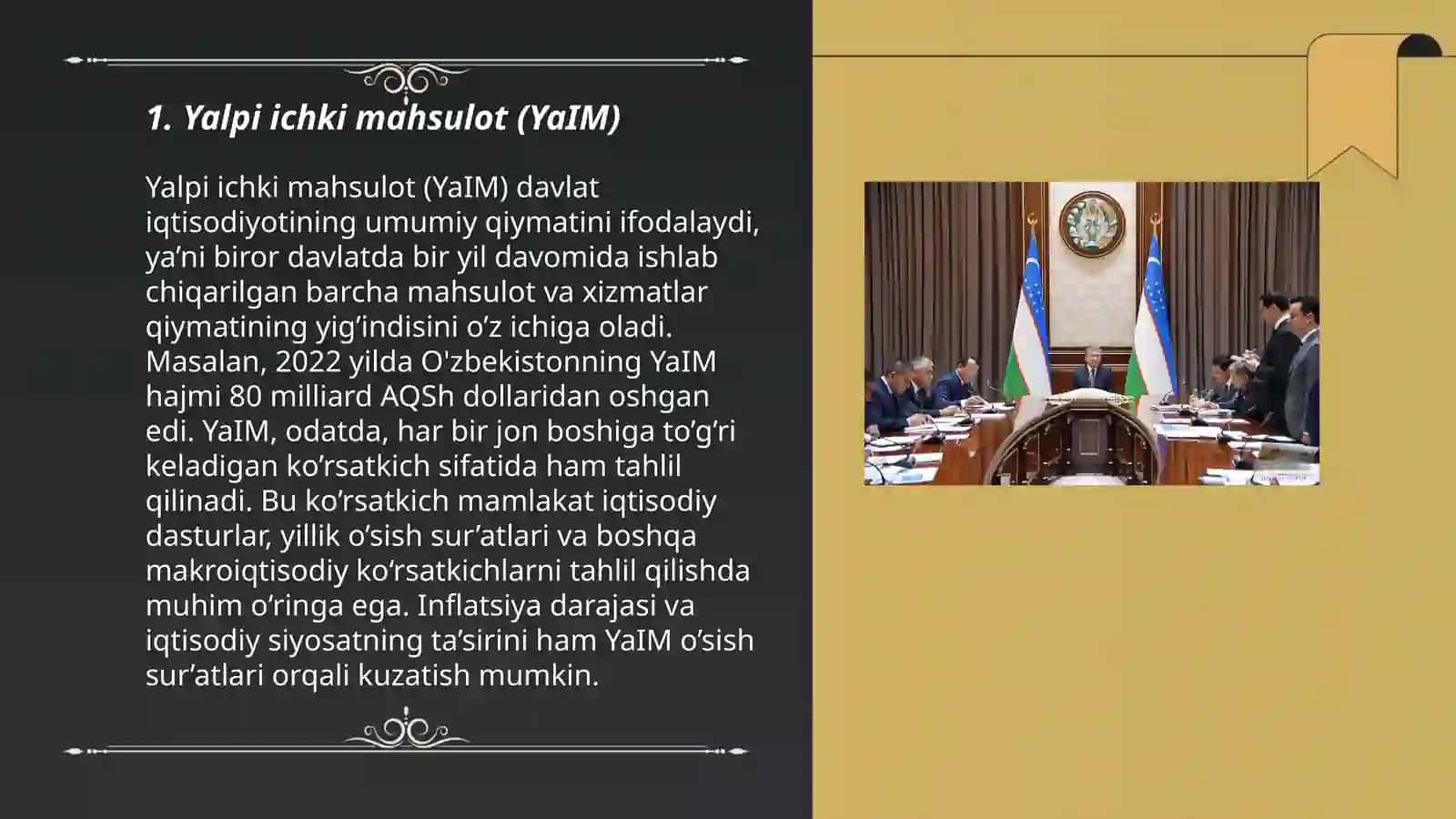 Milliy iqtisodiyot asoslari. Asosiy makroiqtisodiy korsatkichlar 3