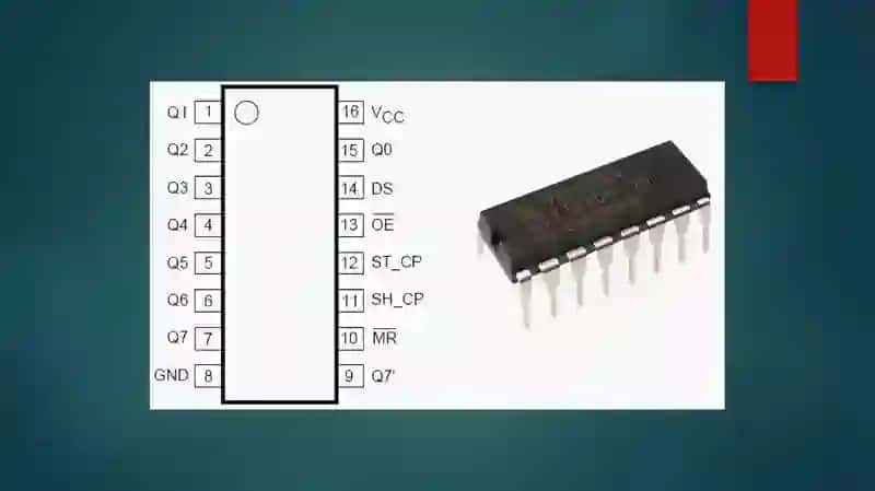 74НС595 регистри 3