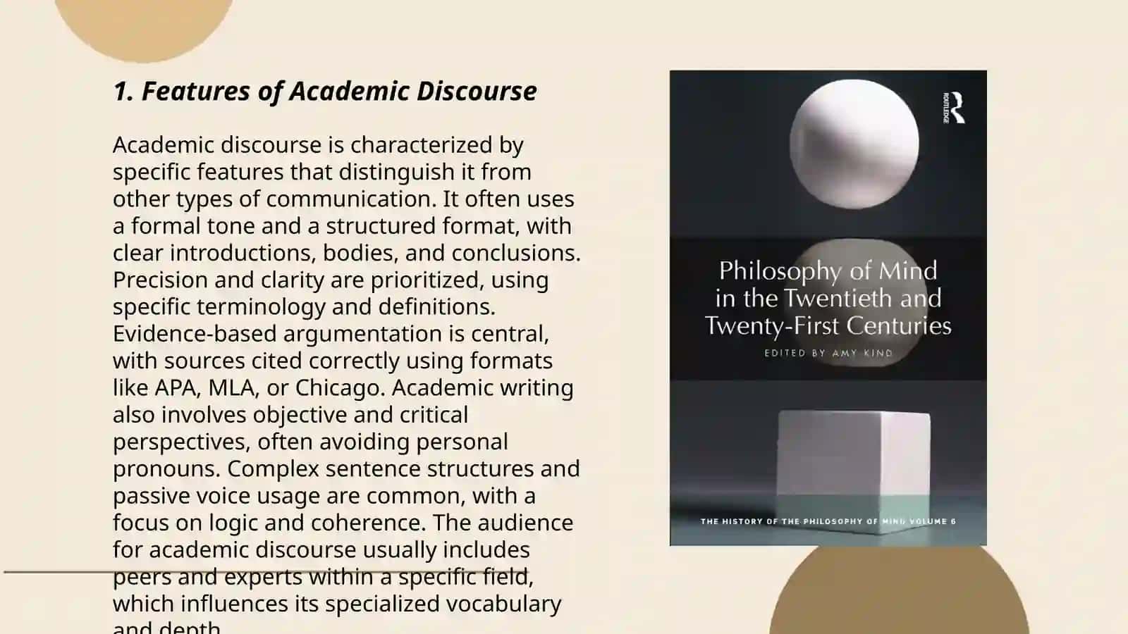 Features of discourse in different spheres 3
