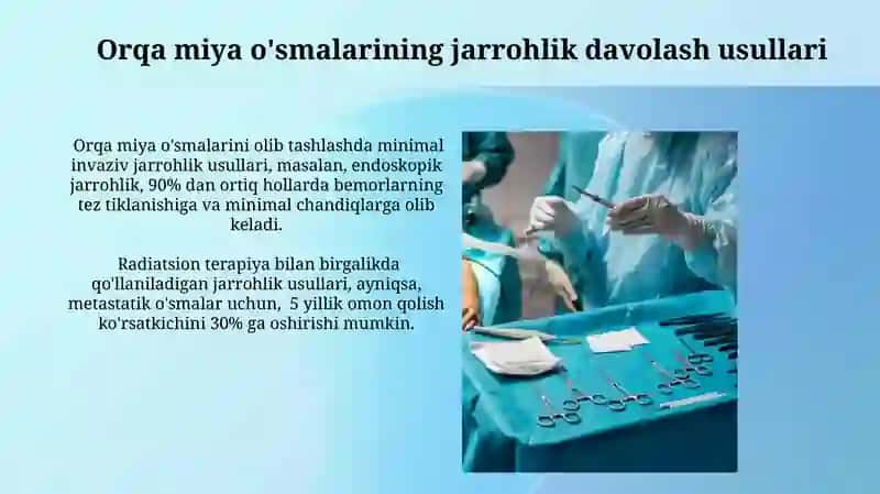 Umurtqa pog'onasi patalogiyalarini operativ davolash usullari 3