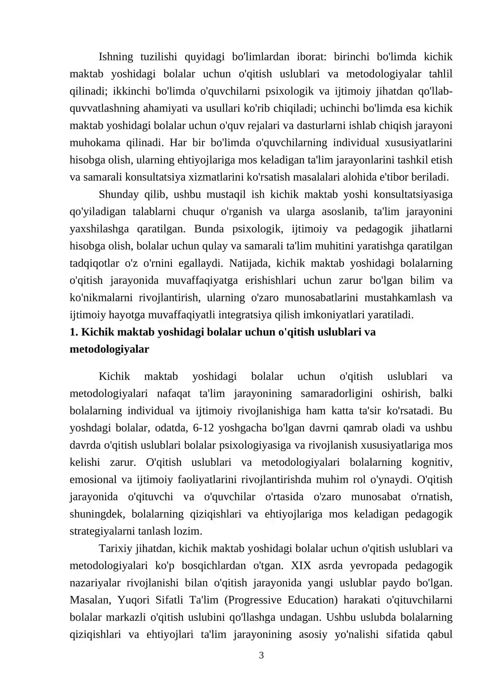 Kichik Maktab Yoshi Konsultatsiyasiga Qoʻyiladigan Talablar 3