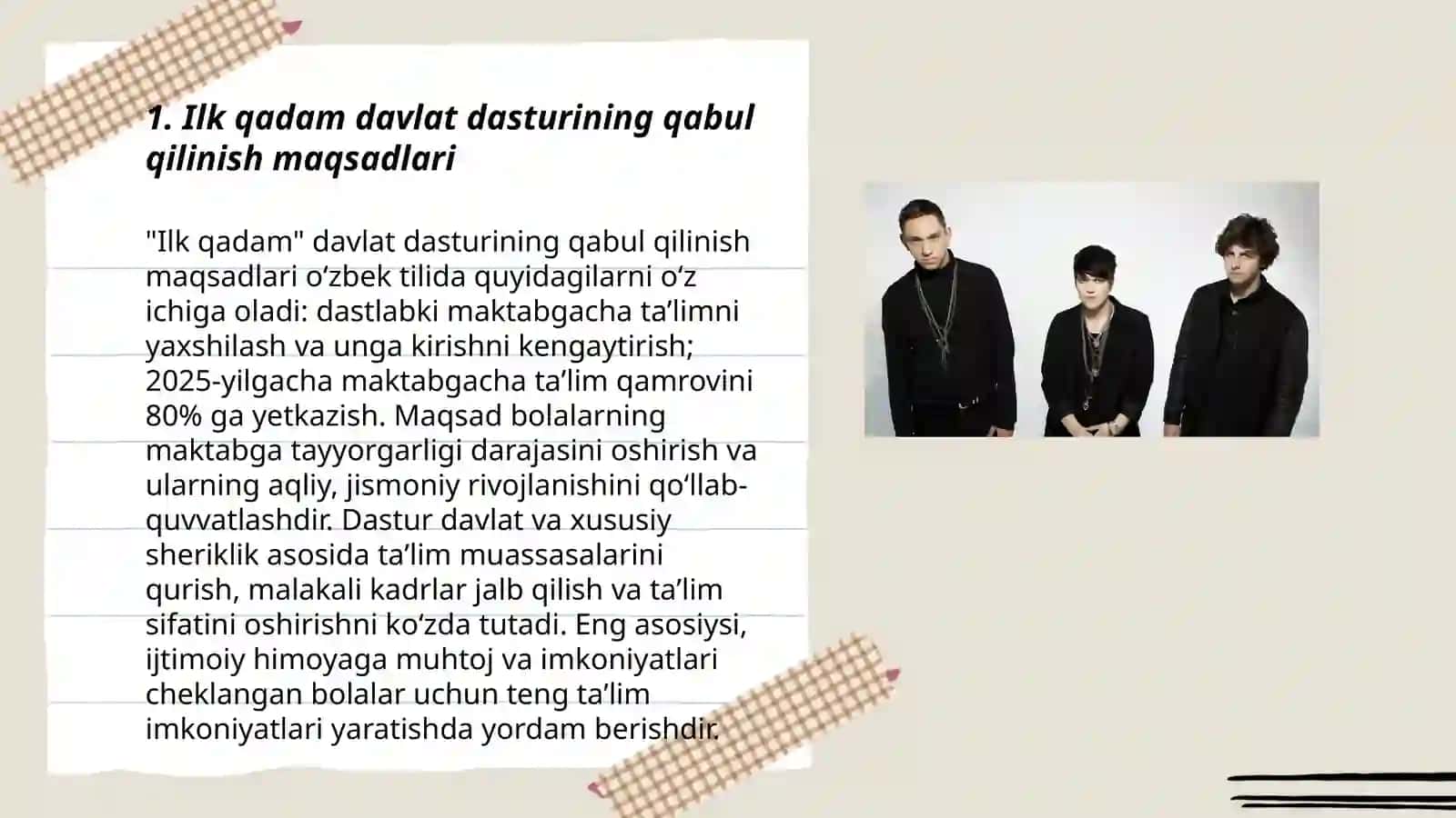 Ilk qadam davlat dasturi 3
