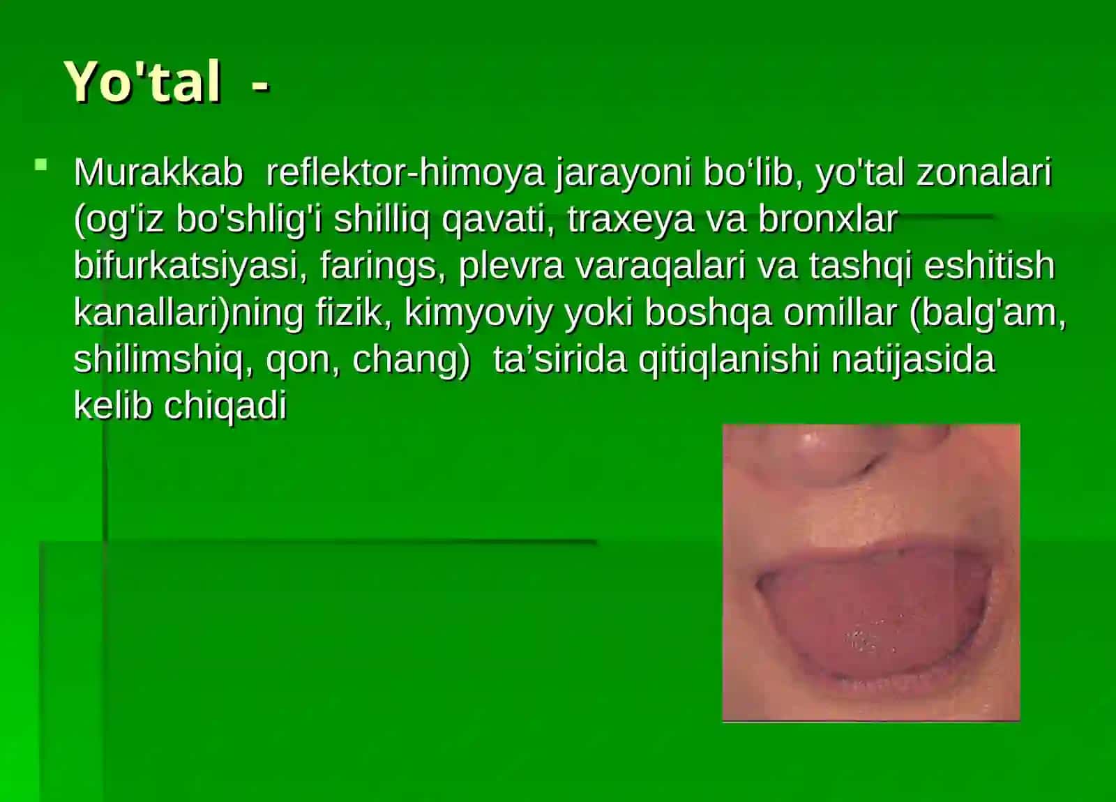 PULMONOLOGIK PROFILDAGI BEMORLARDA SO'RAB-SURISHTIRISH, KO’ZDAN KECHIRISH, KO'KRAK QAFASNI PAYPASLASH VA PERKUSSIYA QILISHNING DIAGNOSTIK AHAMIYATINI BAHOLASH 3