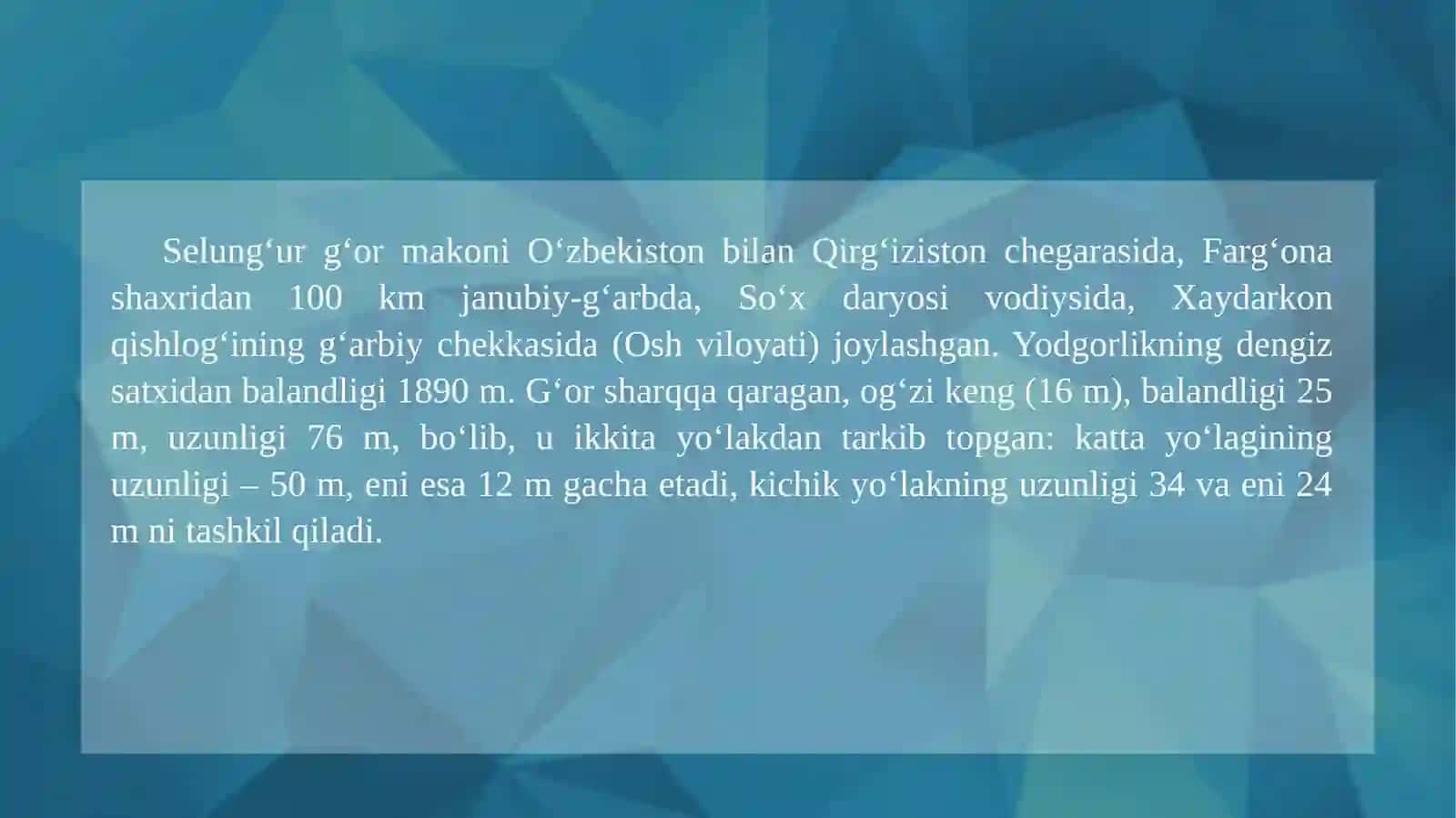 O’rta Osiyoda ilk paleolit davri madaniyati xususiyatlari 3