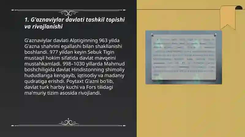 G'aznaviylar va turk xoqonligi 3