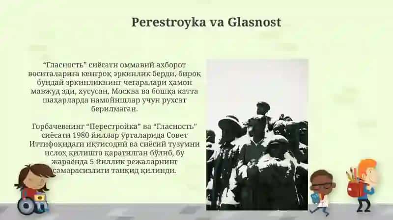 Perestroyka va Glasnost 3
