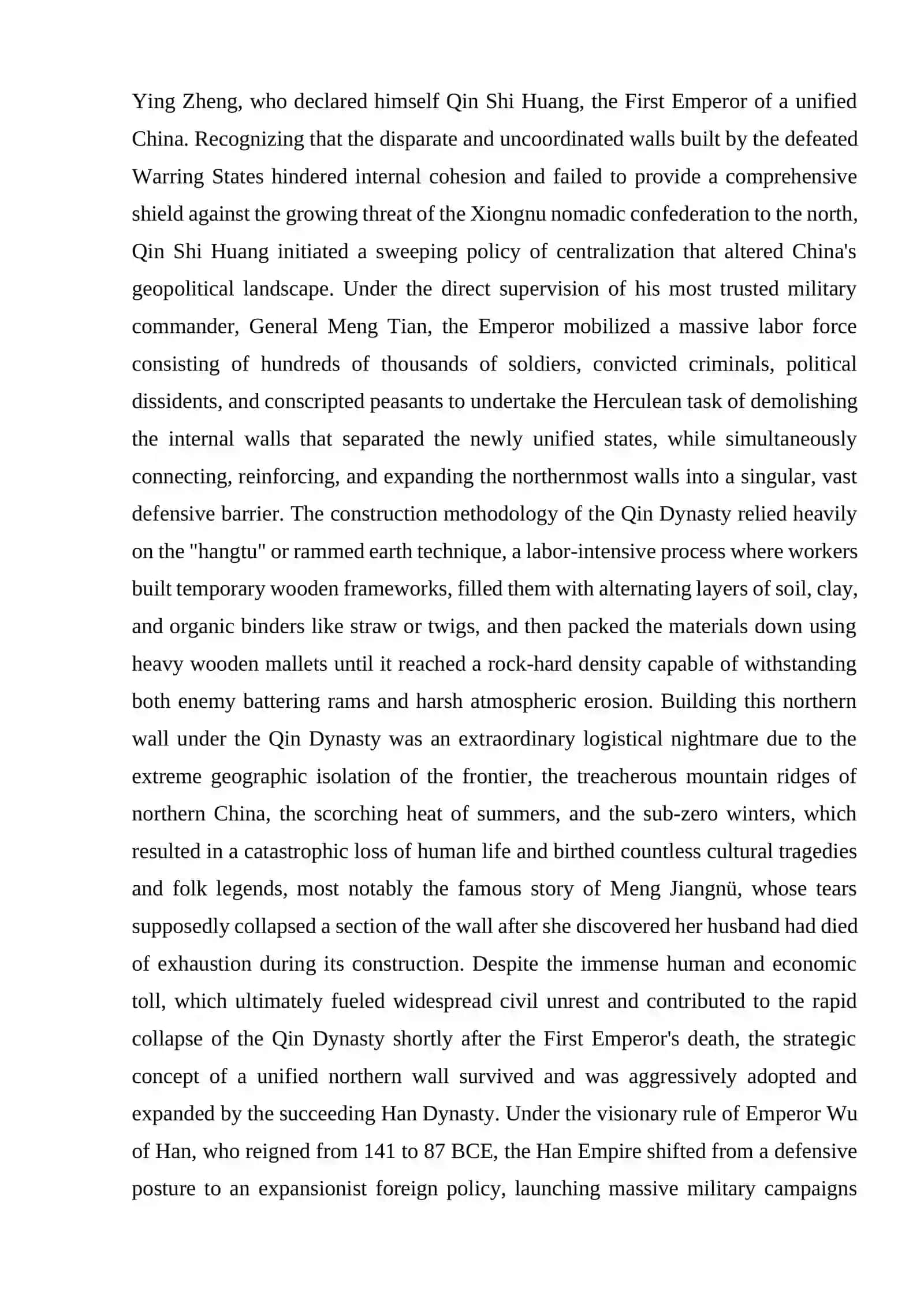 THE GREAT CHINA WALL 3
