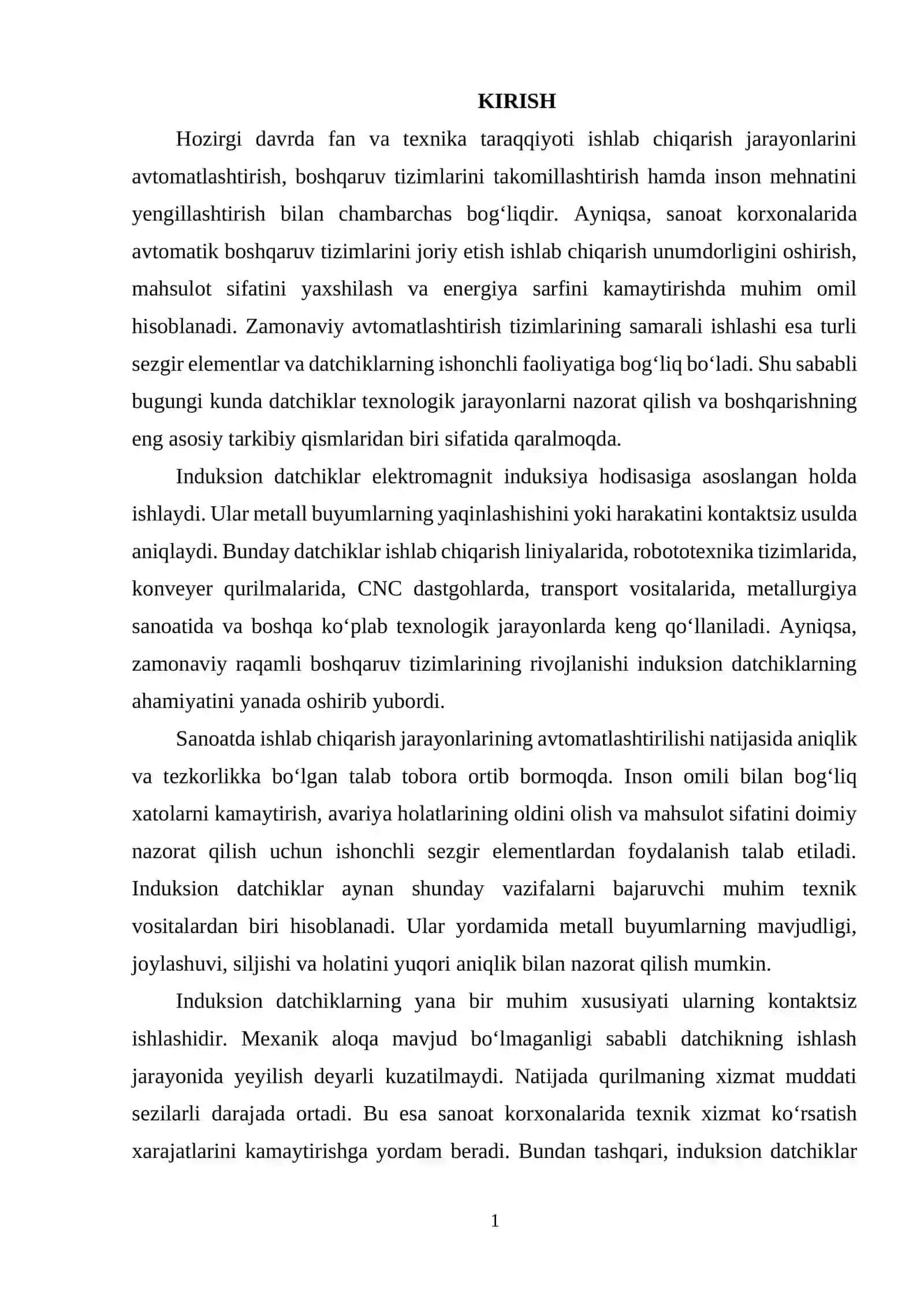 Induksion datchiklarni hisoblash va puxtaligini aniqlash 3