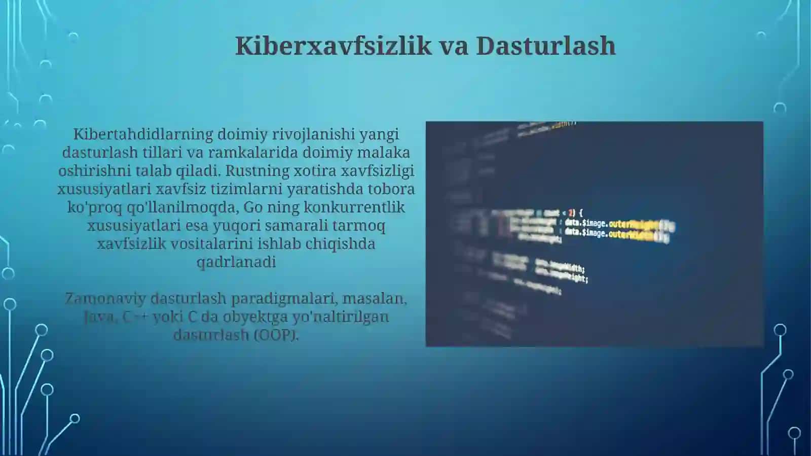 Dasturlashtillariningbugungikundagioʻrni 3