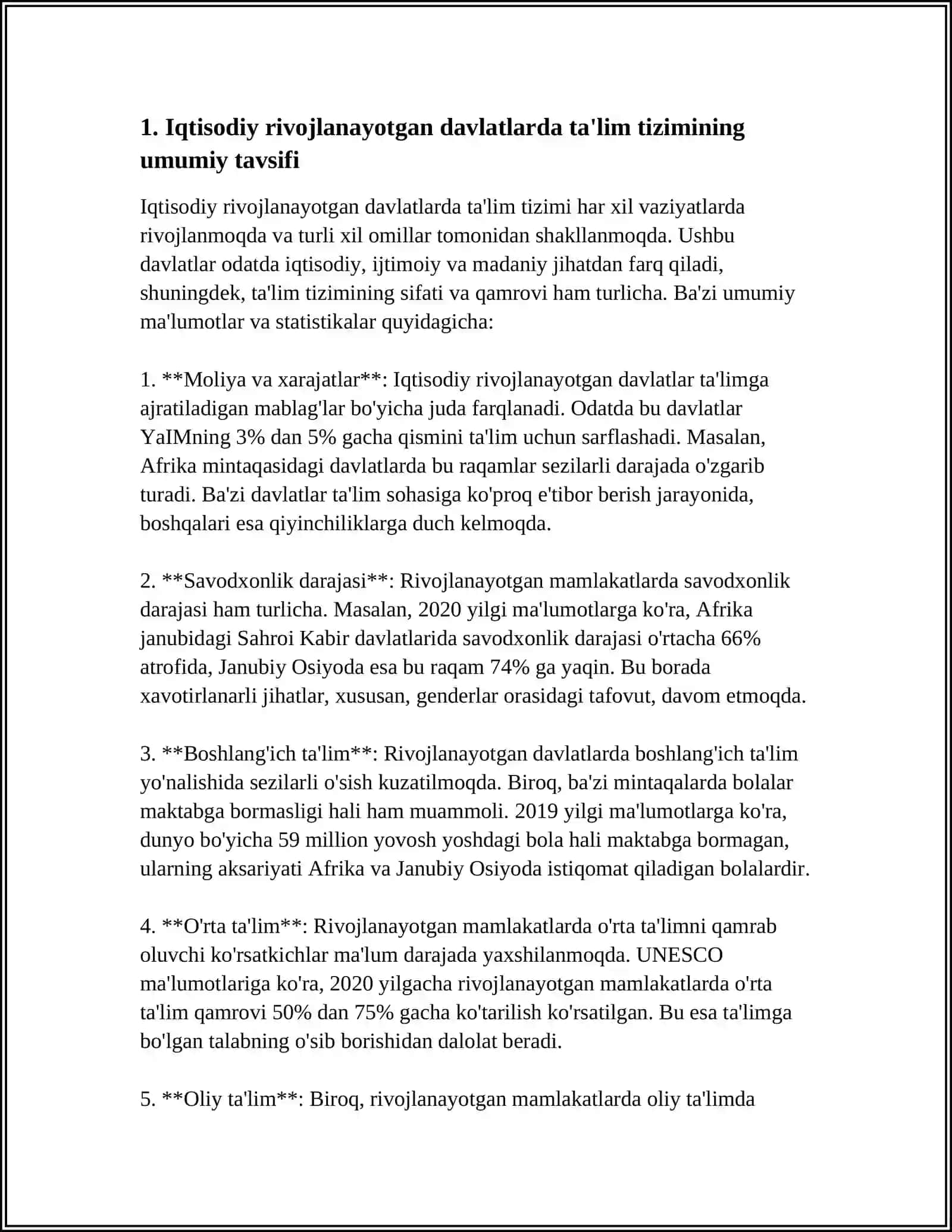 IQTISODIY RIVOJLANGAN DAVLATLARDA TAʼLIM TIZIMI 3
