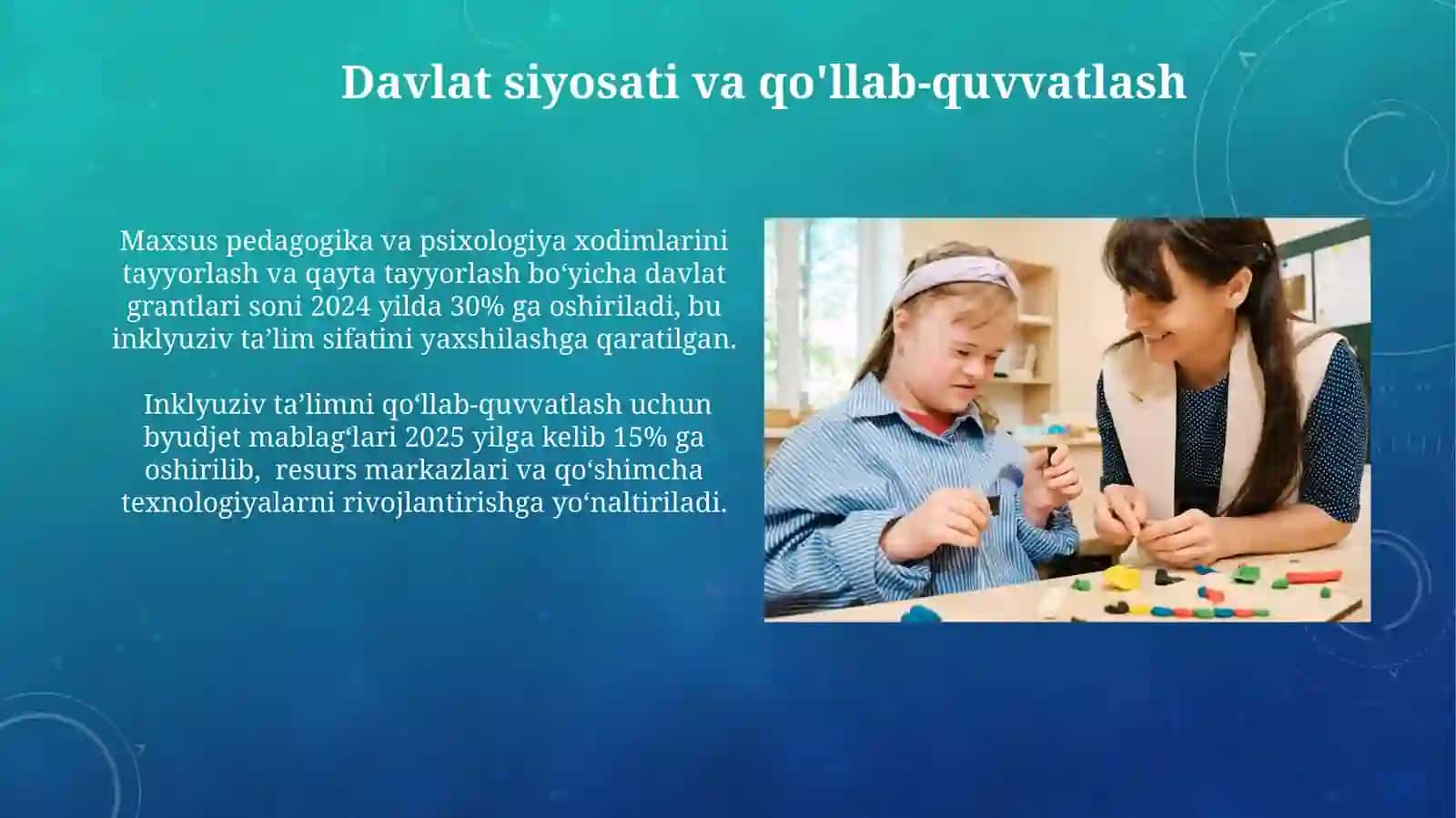 Chet elda alohida ta'lim ehtiyojlari bo'lgan bolalarning inklyuziv ta'limi 3