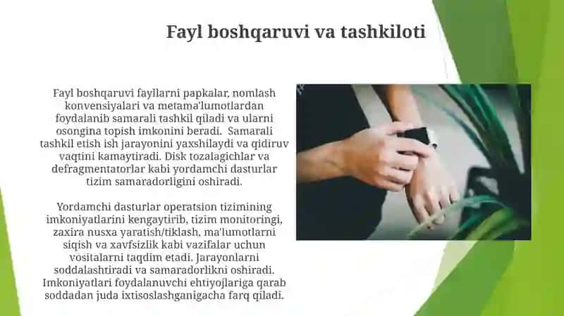 Utilit dasturlar imkoniyatlar va ulardan foydalanish 3