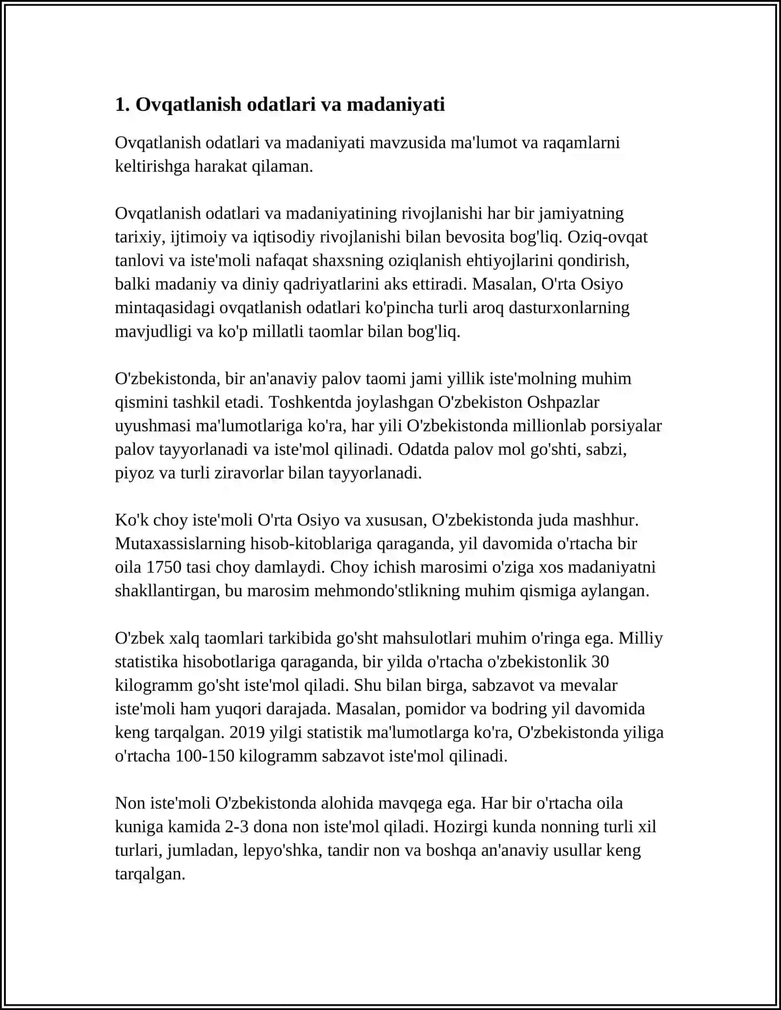 DUNYO XALQLARI MADANIYATIDAGI UMUMIYLIK VAFARQLAR 3