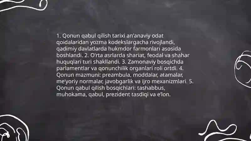 Qonunlar qanday paydo bo'lgan. Qonunchilik palatasi va senat bilan tanishish 3