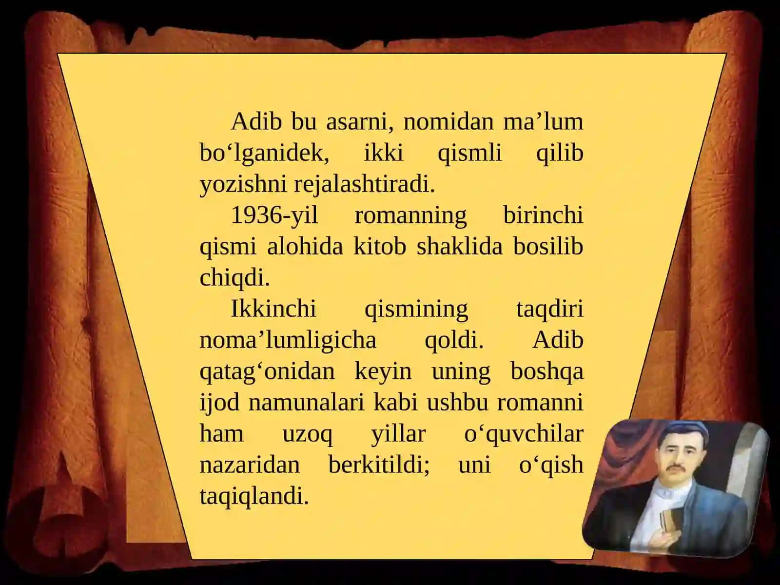 Abdulhamid Cho‘lpon «KECHA VA KUNDUZ» ROMANI HAQIDA 3