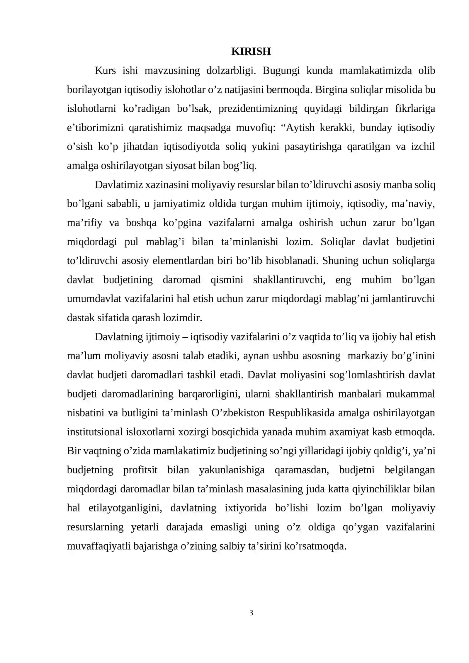 O'zbekiston Respublikasi budjet soliq siyosati 3