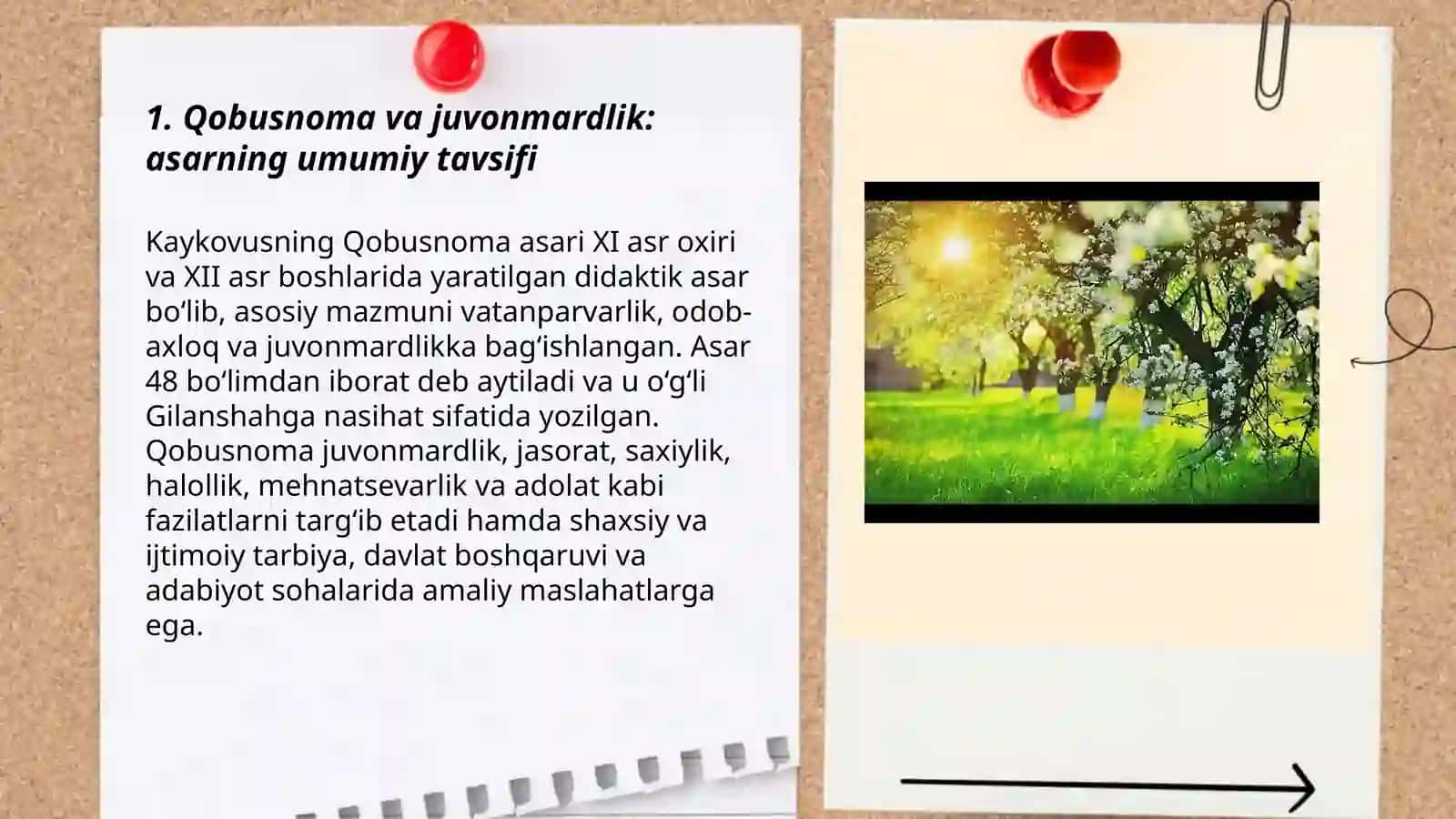 Kaykovusning "Qobusnoma" asari va juvonmardlik tarbiyasi 3