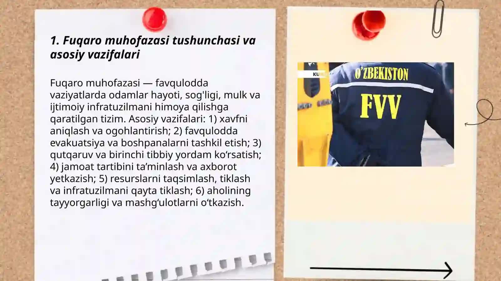 Favqulodda vaziyatlarda fuqaro muhofazasining vazifalari 3