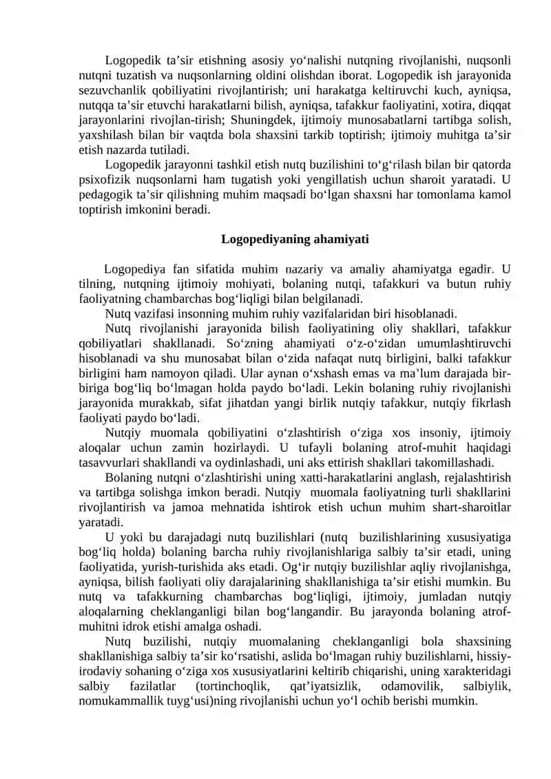 Logopediya fanining nazariy va metodologik asoslari 3