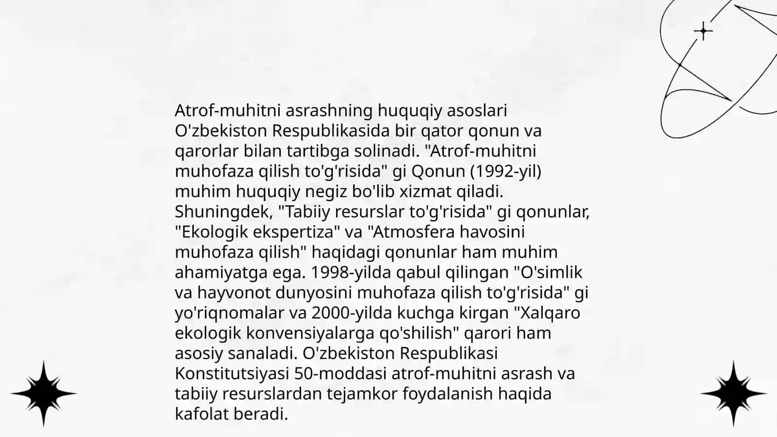Atrof-muhit sohasida ekologik muammoni hal qilish 3