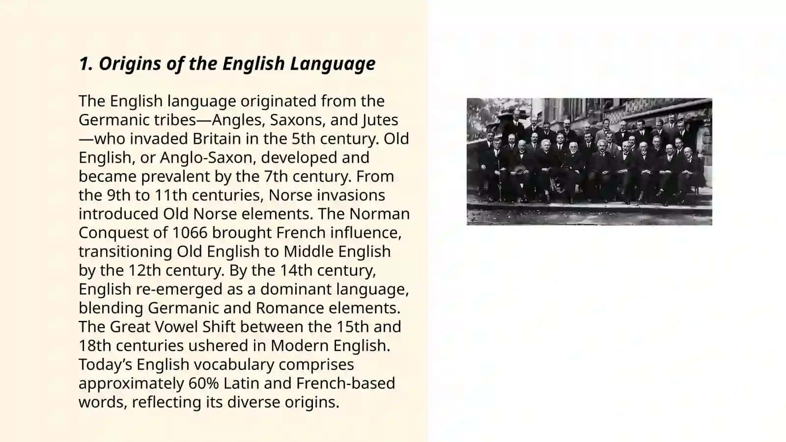 The history of English Language 3