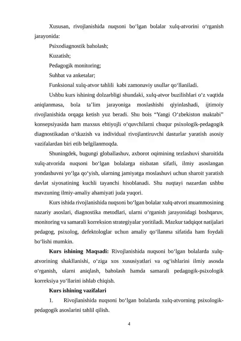 Rivojlanishida nuqsoni bo‘lgan bolalar xulq-atvorining psixologik xususiyatlari va korreksiyasi 3