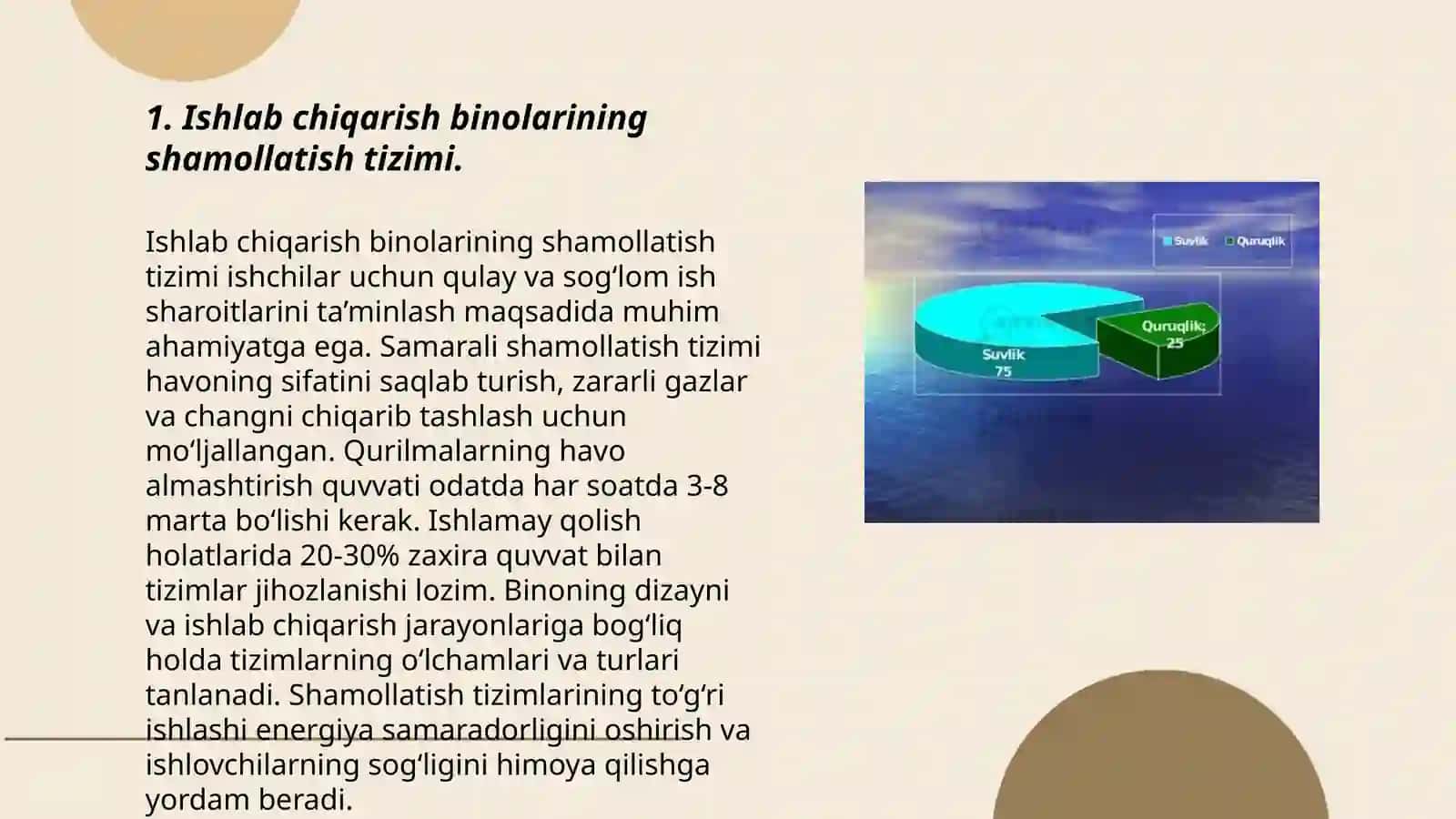 Sanoatda mikro iqlim sharoitlari 3