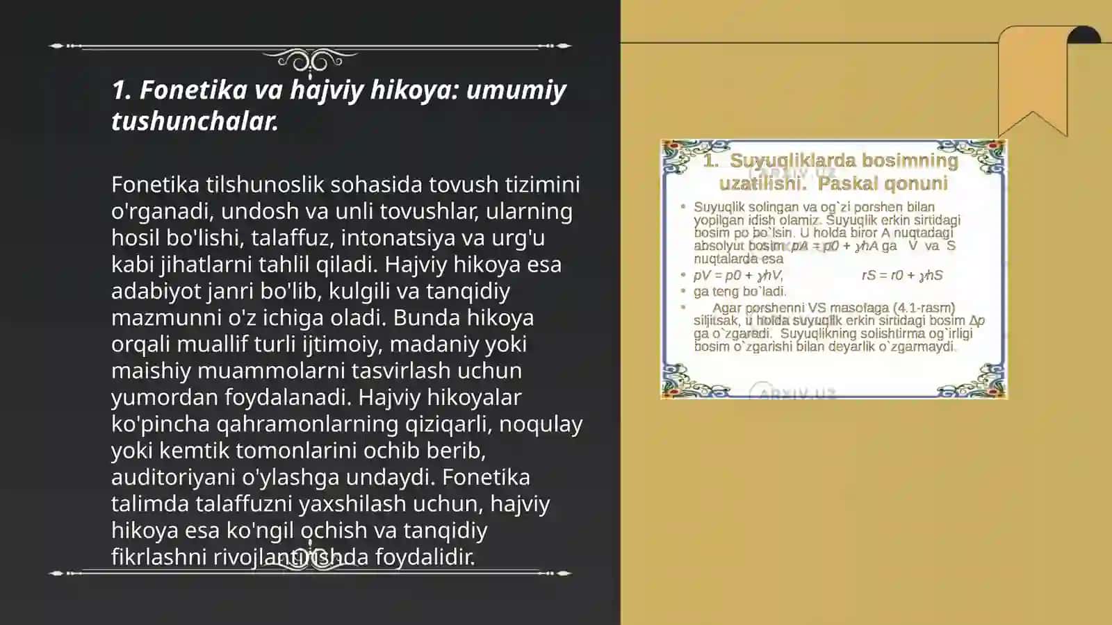 Said Ahmadning Bo'ri ovi hajviyaviy hikoyasidagi fonostilistik vositalarning qo'llanilishi 3