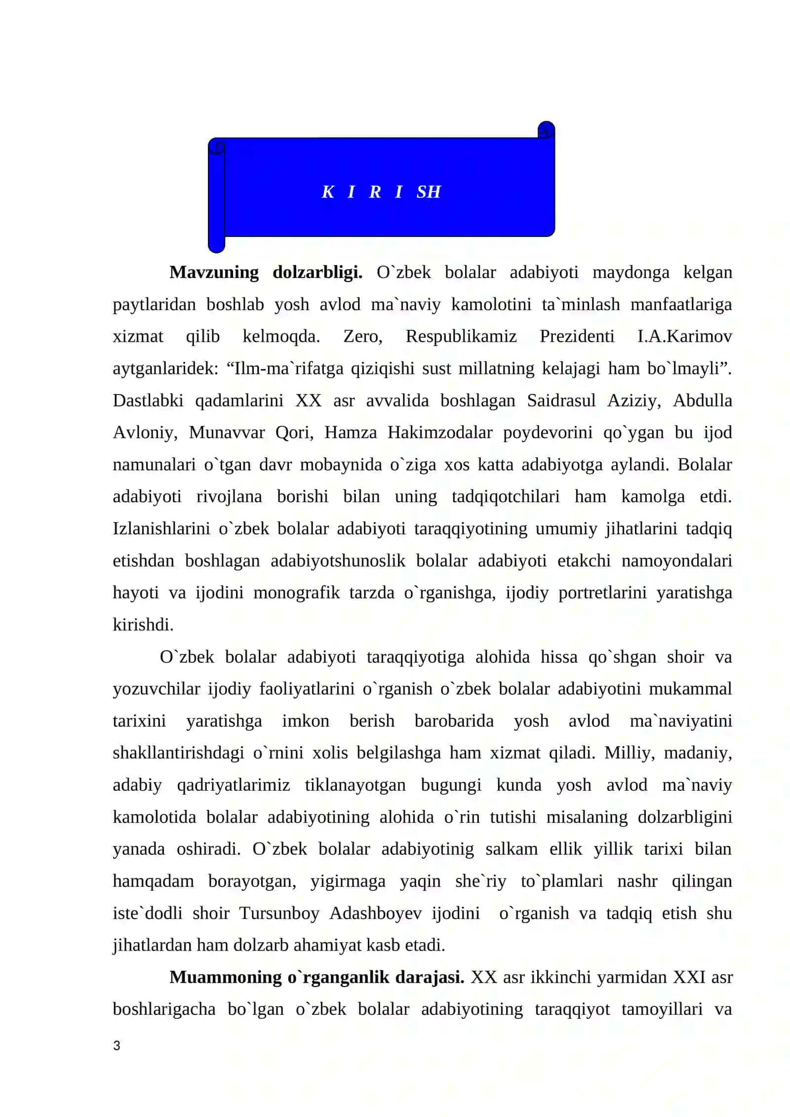 Tursunboy Adashboyev she`riyatida an`anaviylik va badiiy mahorat masalalari 3
