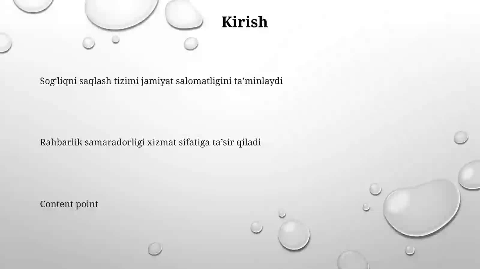 Sogʻliqni saqlashga rahbarlik qilish 3