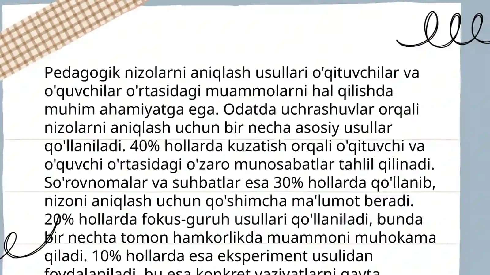 Pedagogik nizolar va ziddiyatlarni bartaraf etish 3