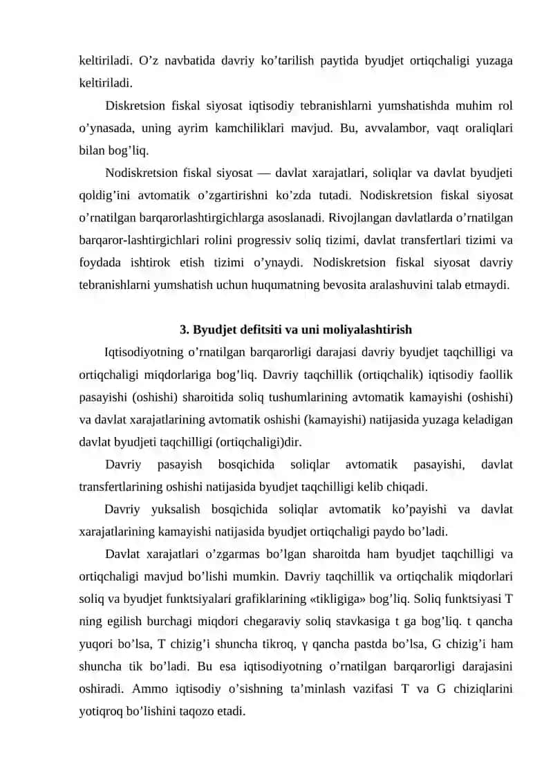 Byudjet-soliq siyosati 3